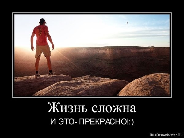 Жизнь прекрасна демотиваторы