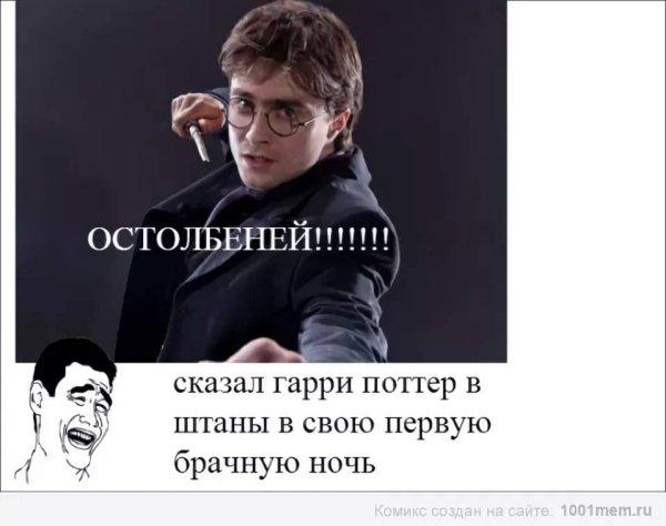 Смешные мемы про Гарри Поттера