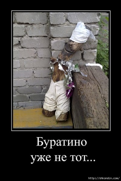 Буратино демотиватор