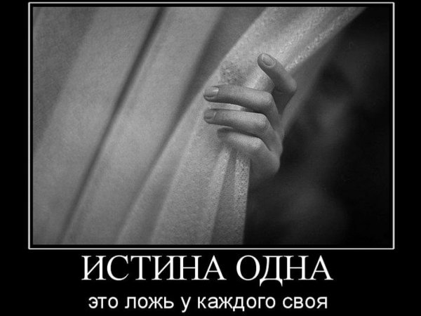 Истина демотиватор