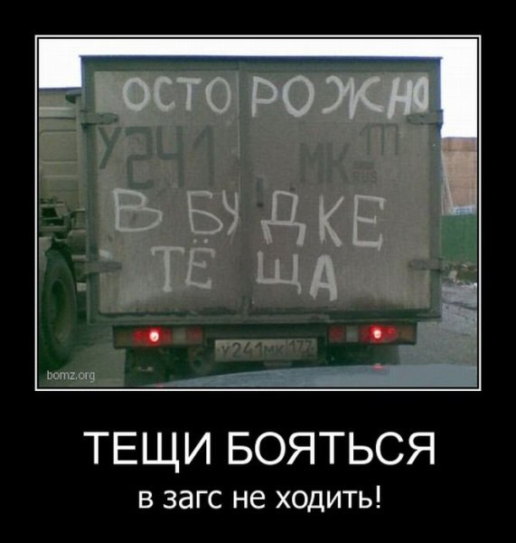 Демотиваторы про тещу