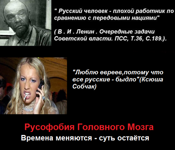 Высказывания русофобов
