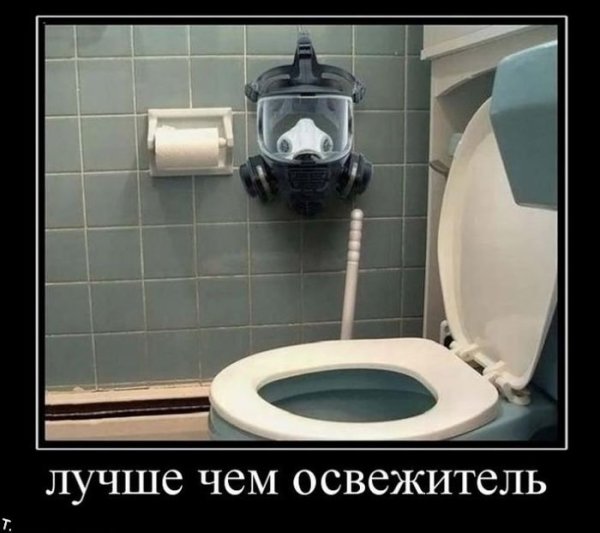 Прикольные демотиваторы в туалет