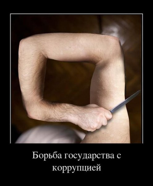 Коррупция демотиватор