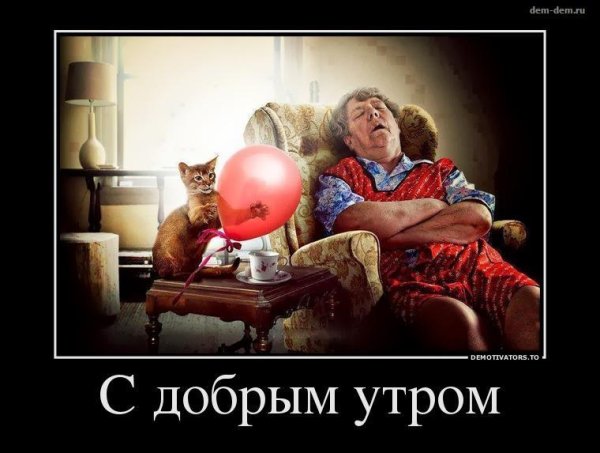 С добрым утром демотиваторы смешные