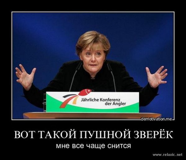 Меркель демотиваторы