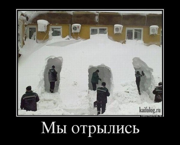 Демотиваторы про зиму