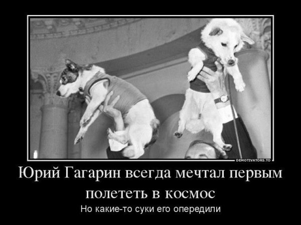 Гагарин демотиватор