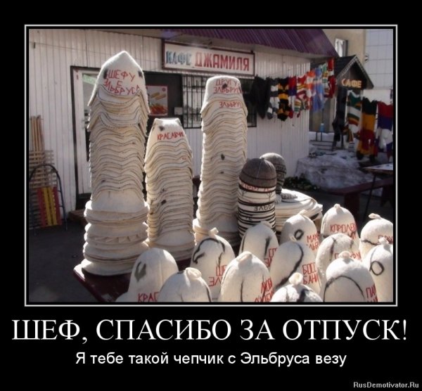 Отпуск демотиватор