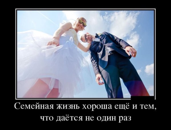 Демотиваторы про семейную жизнь