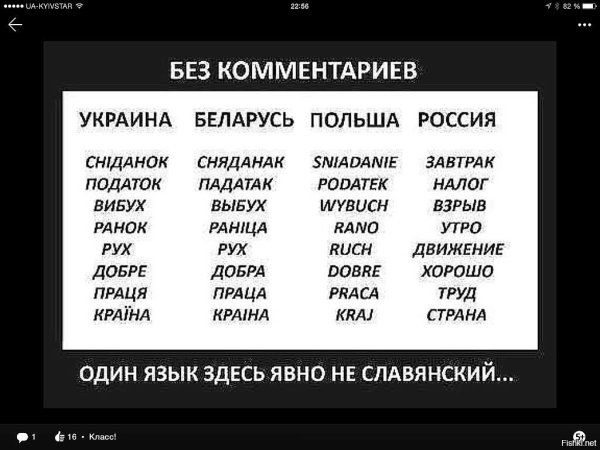 Смешные слова на украинском языке