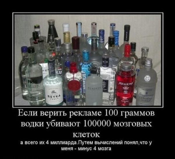 Демотиваторы про алкоголь