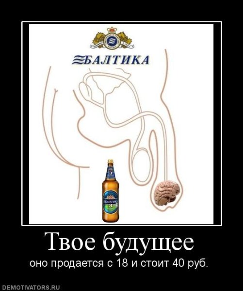 Демотиваторы о вреде алкоголя
