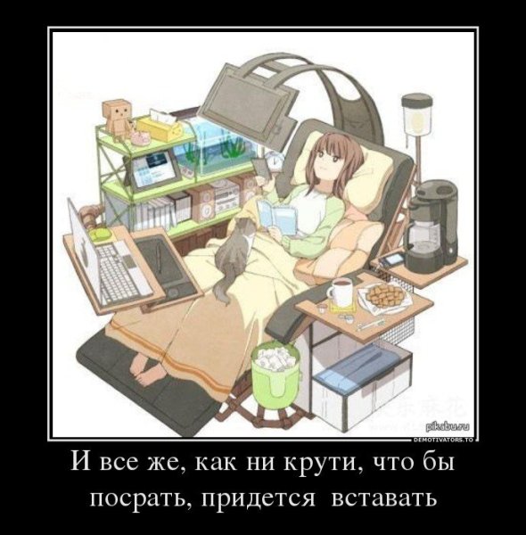 Демотиваторы про лень