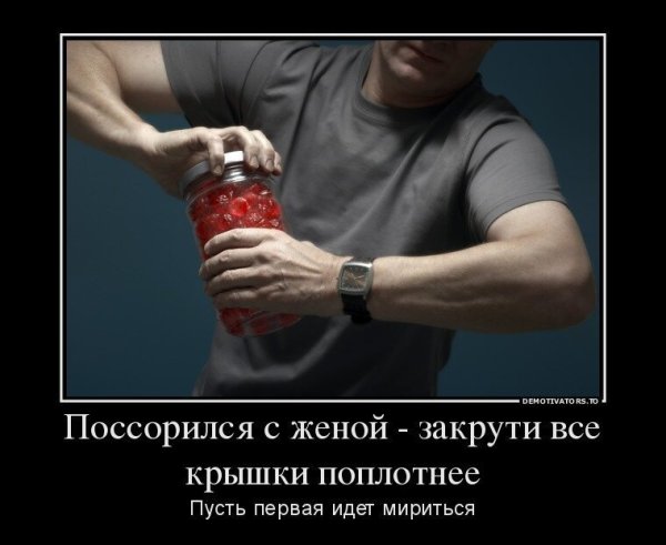 Демотиваторы про ссоры