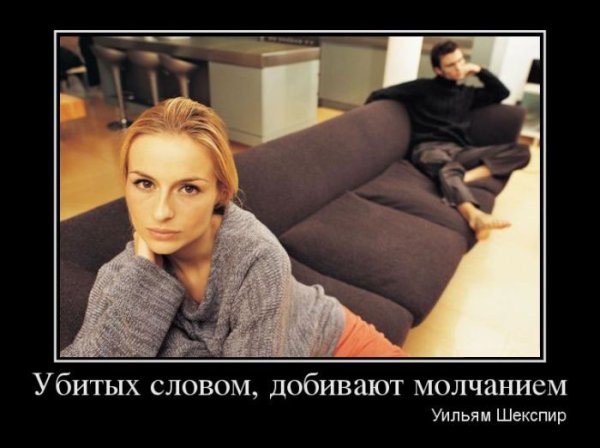 Демотиваторы про ссоры