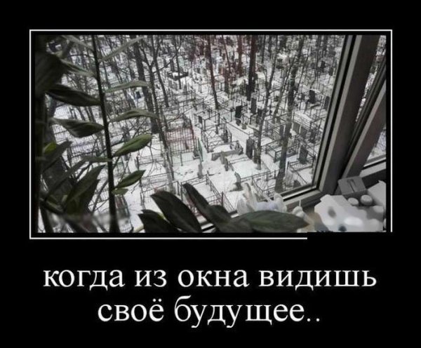 Демотиваторы про кладбище