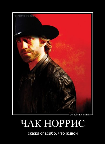 Чак Норрис демотиваторы