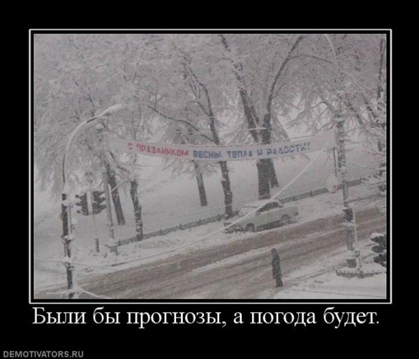 Приколы про весеннюю погоду