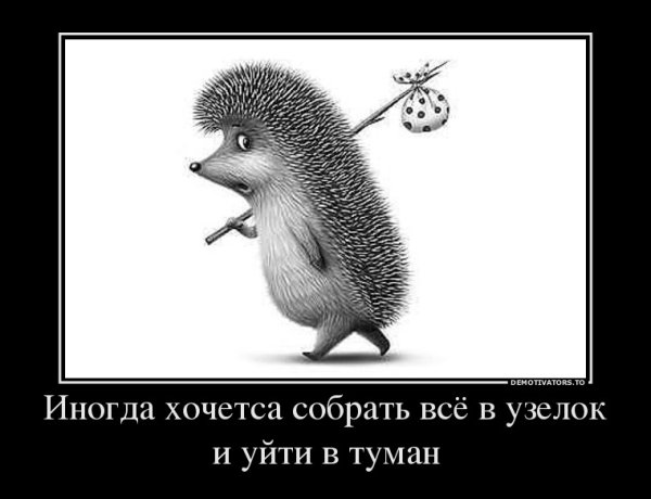 Ежик уходит в туман