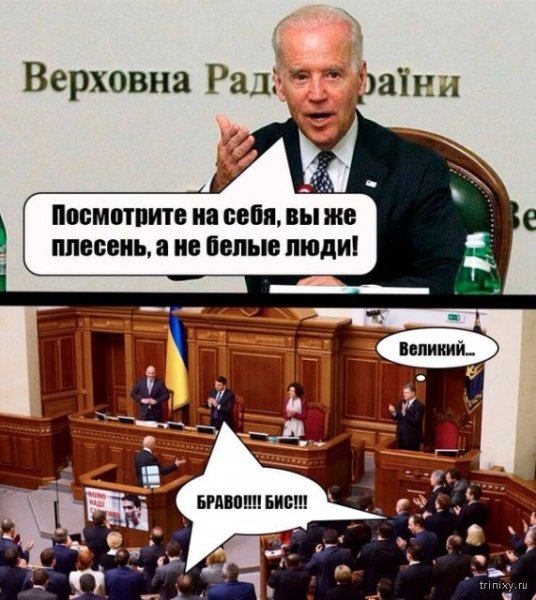 Демотиваторы про Байдена смешные