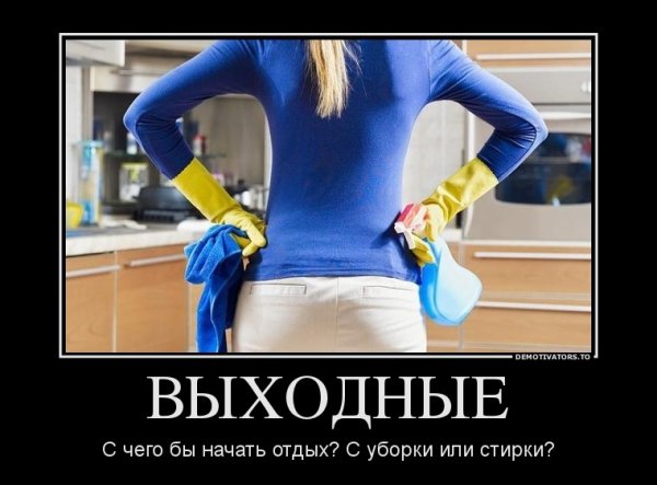 Демотиваторы про уборку квартиры