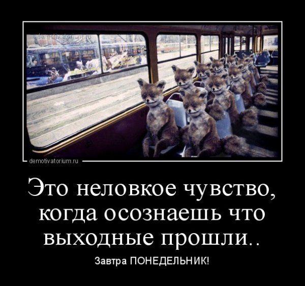 Завтра понедельник демотиватор