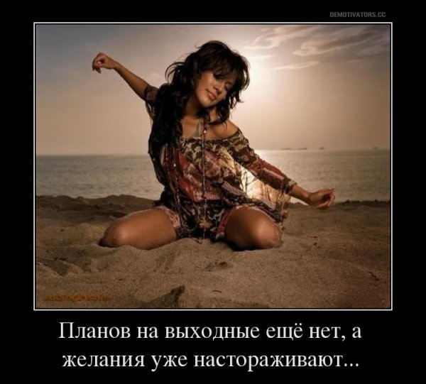 Планы на выходные демотиватор