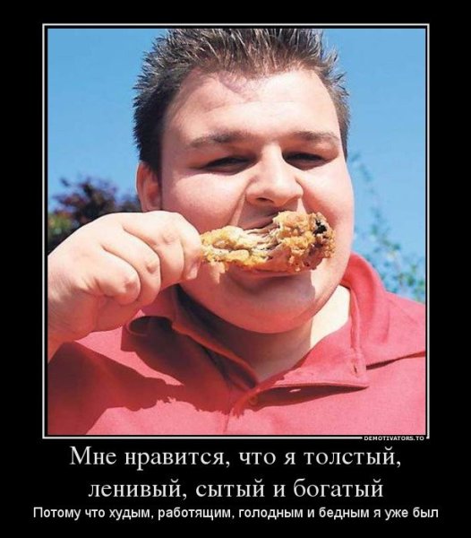 Демотиваторы смешные про толстых
