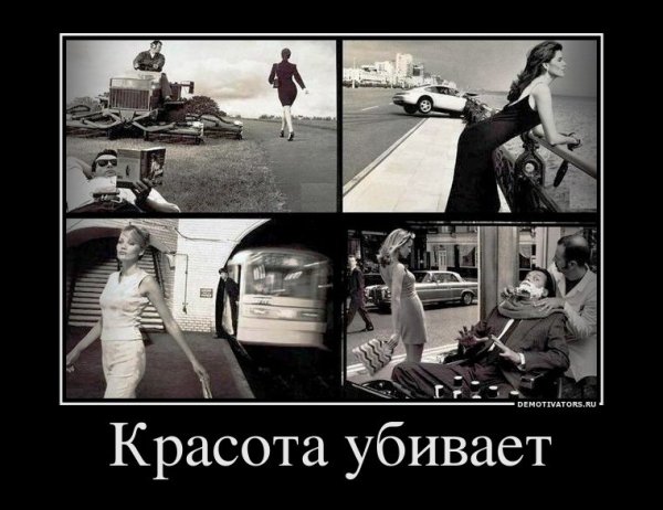 Демотиватор жертва