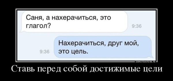 Демотиваторы про Санька