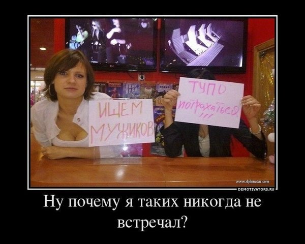 Демотиваторы про тупых девушек