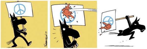 Пацифизм карикатура