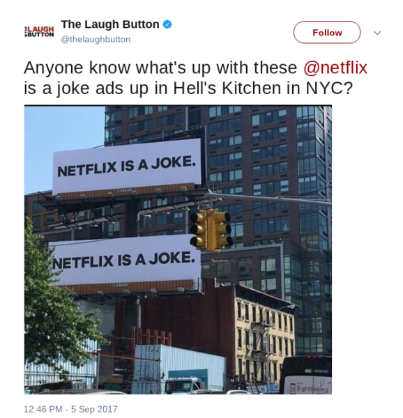 Реклама Netflix is a joke