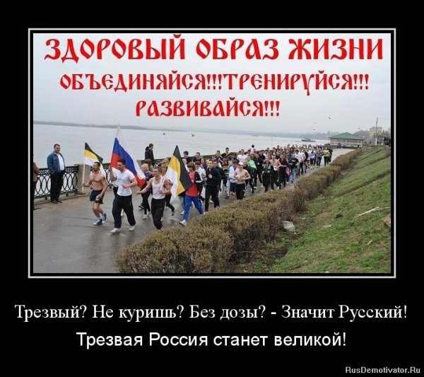 Трезвый образ жизни демотиваторы