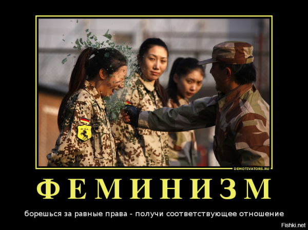 Демотиваторы про феминисток