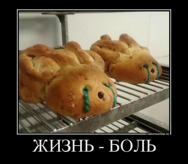 Демотиваторы про булочки