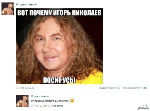Игорь Николаев фотожабы