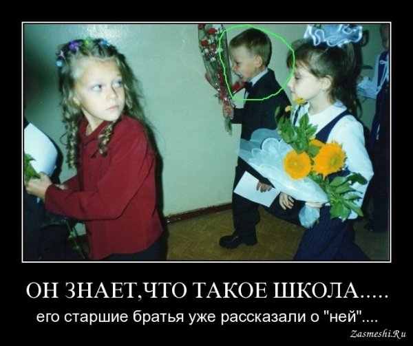 Демотиваторы про школу смешные