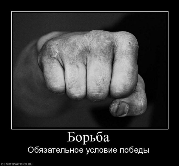 Борьба демотиватор