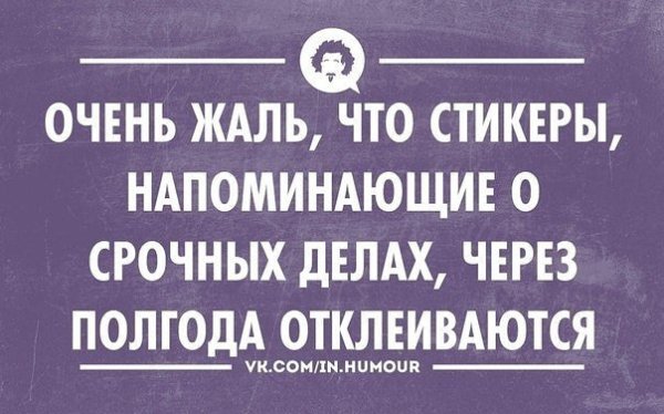 Прокрастинация шутки
