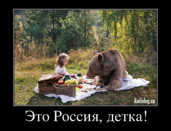 Демотиваторы это Россия детка