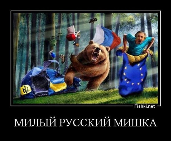 Русский медведь прикол