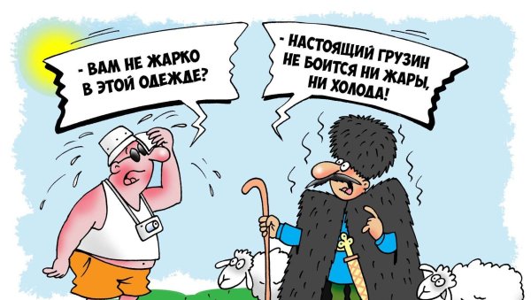 Грузин карикатура