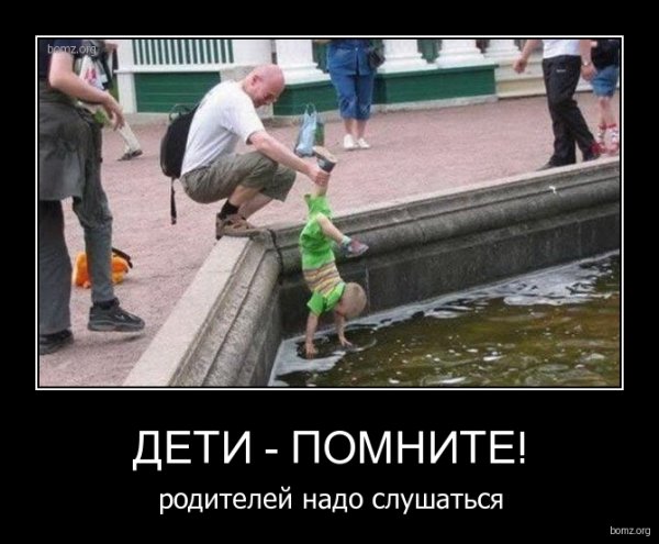 Демотиваторы про родителей