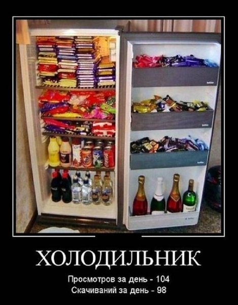 Холодильник прикол