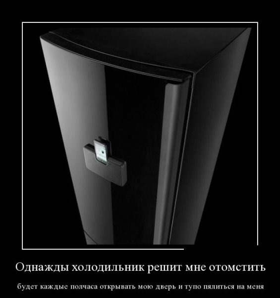 Холодильник демотиватор