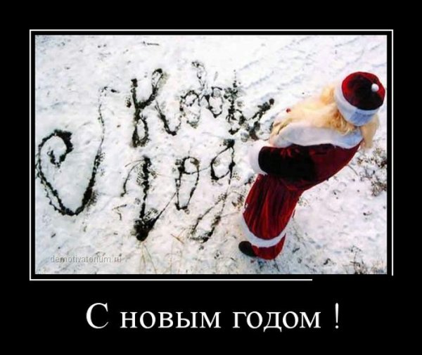 Новогодние демотиваторы смешные