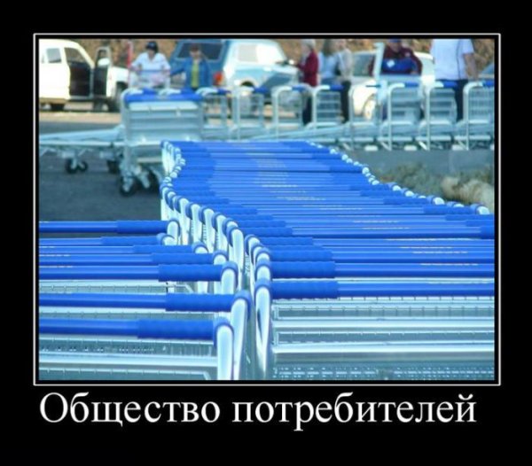 Общество потребления демотиваторы