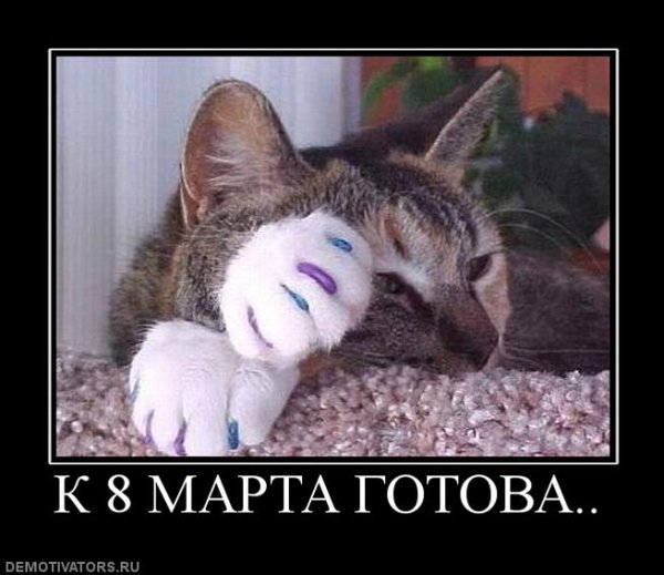Демотиваторы 8 марта прикольные